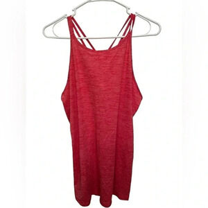 CRZ Yoga red lightweight multi strap tank NWOT
